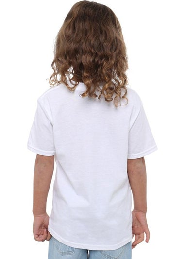 K-Pop Demon Hunters Kids White Saja Boys Photo Frame T-Shirt (3-13yrs)
