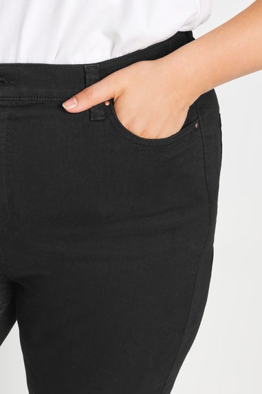 Yours Curve Black Straight Leg Ruby Jeans