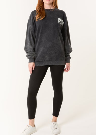 Blue Vanilla Grey Good Vibes Sweatshirt