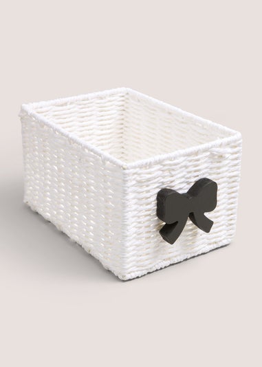 White Single Bow Drawer