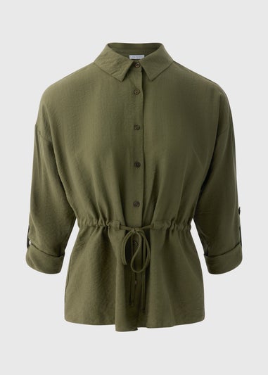 Green Channel Waist Shirt