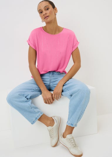 Pink Scatter Drop T-Shirt