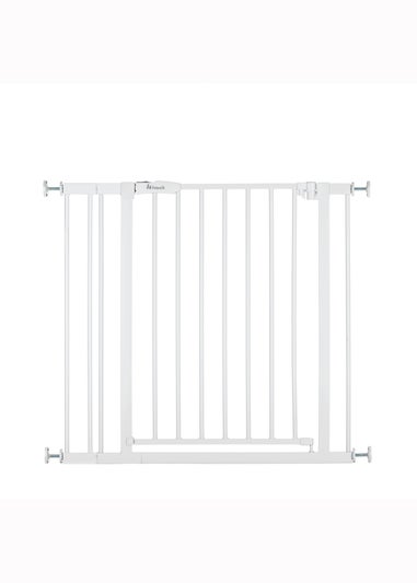 Hauck White Open N Stop 2 Set & 9cm Extension Bed Rails