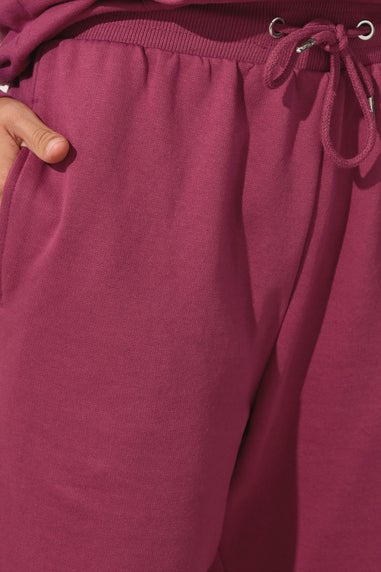 Long Tall Sally Dark Pink Cuffed Jogger