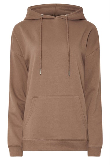 Long Tall Sally Brown Drawstring Hoodie