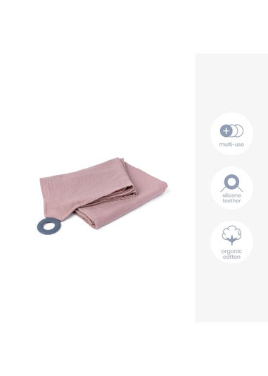 Babymoov Doomoo Pink Mom n Play Muslin Breastfeeding Cover
