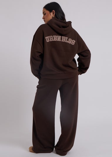 Urban Bliss Brown Oversized Hoodie