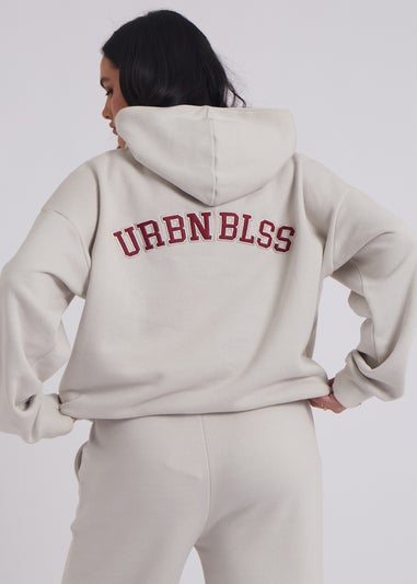 Urban Bliss Grey Oversized Hoodie
