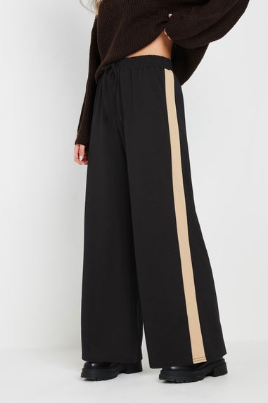 PixieGirl Petite Black Side Stripe Joggers