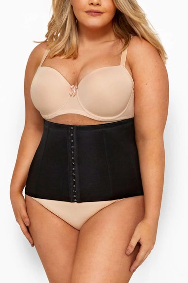 Yours Curve Black Hook & Eye Control Belly Band
