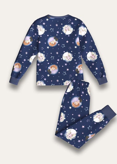 Frozen Blue Fleece Pyjama Set (Ages 2 Years-6 Years)
