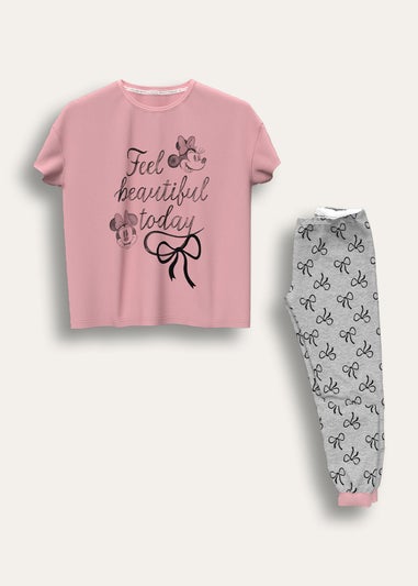 Minnie Mouse Ladies Multi Pyjama Set