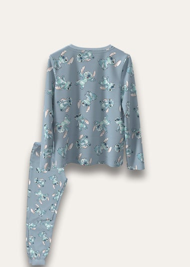 Disney Stitch Blue Fleece Pyjama Set