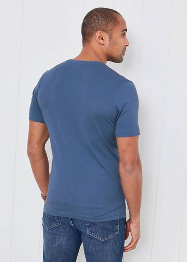 Cotton Traders Blue Moon Short Sleeve Crew Neck Base Layer Top