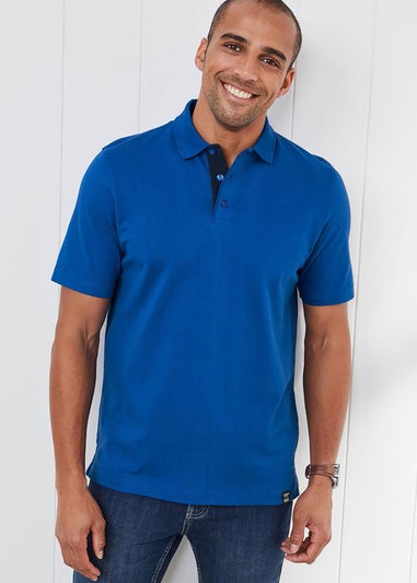 Cotton Traders Neptune Short Sleeve Polo Shirt
