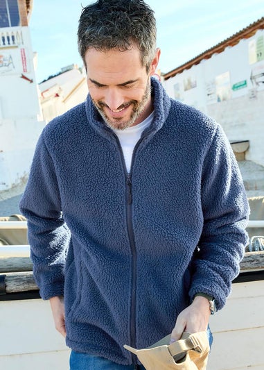 Cotton Traders Dark Sky Sherpa Fleece Jacket