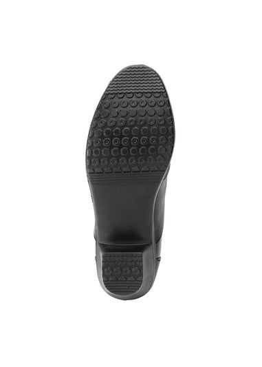 Cotton Traders Black Heeled Trouser Shoes