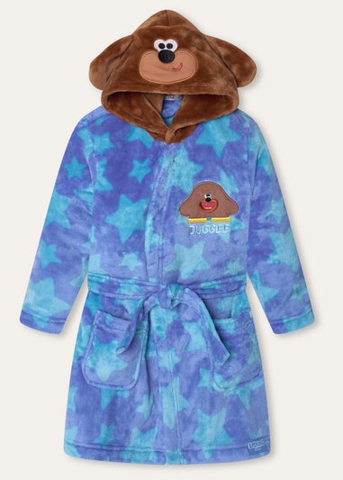 Brand Threads Blue Unisex Hey Duggee Robe (Ages 12 Months -5 Years)