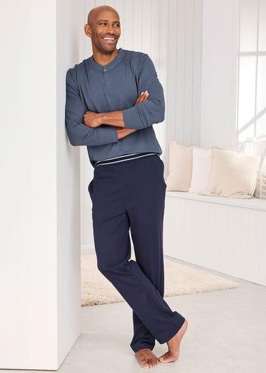 Cotton Traders Multi 2 Pack Cotton Rich Grandad Tops