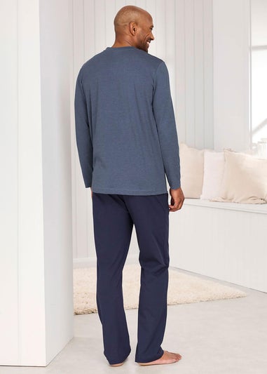 Cotton Traders Multi 2 Pack Cotton Rich Grandad Tops