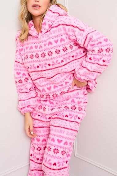 JimJam Pink Novelty Twosie Set