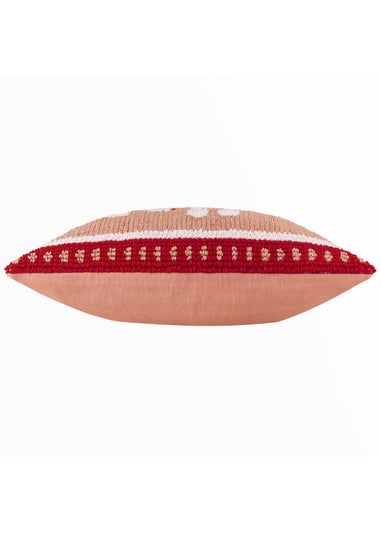 Furn Candy Ho Ho Ho Tufted Pink Cushion