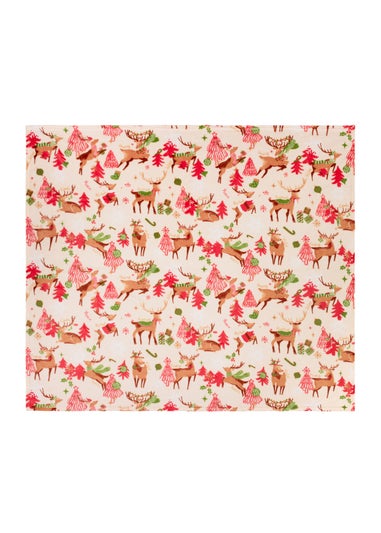 Duvet Day Sleigh Team Printed Fleece Multi Throw