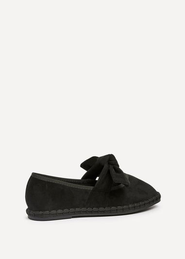 Linzi Pout Black Faux Suede Mary Jane
