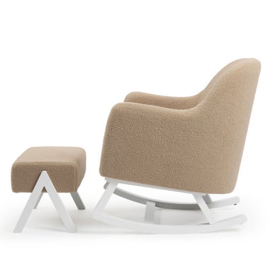 Ickle Bubba Chocolate Brown Roxby Nursery Chair and Stool