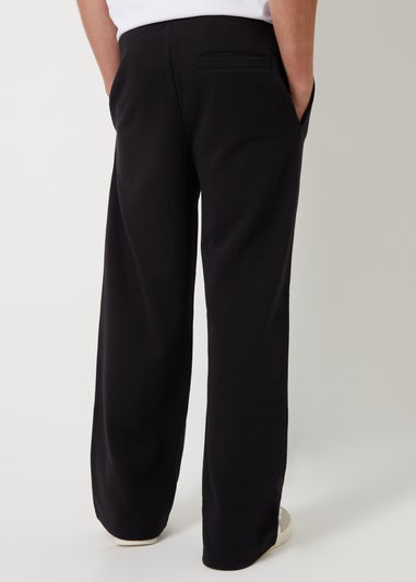 Threadbare Black Wide Leg Joggers