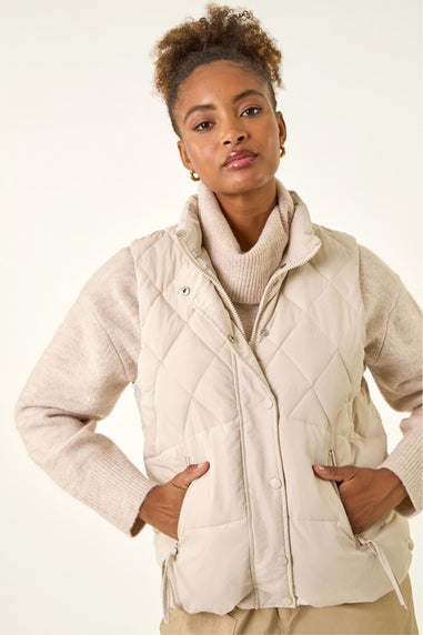 Roman Stone Diamond Padded Gilet