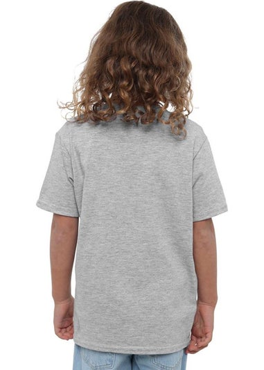K-Pop Demon Hunters Kids Grey Saja Boys Photo Frame T-Shirt (3-13yrs)