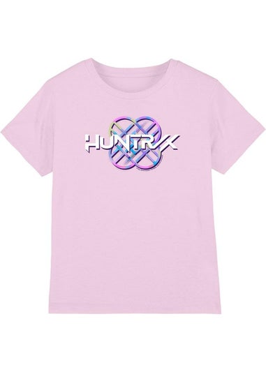 K-Pop Demon Hunters Kids Pink Pastel Logo T-Shirt (3-13yrs)