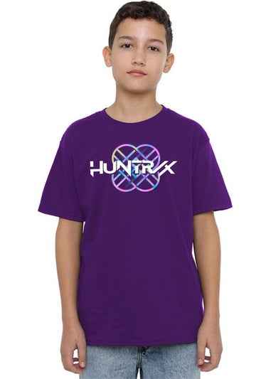 K-Pop Demon Hunters Kids Purple Pastel Logo T-Shirt (3-13yrs)