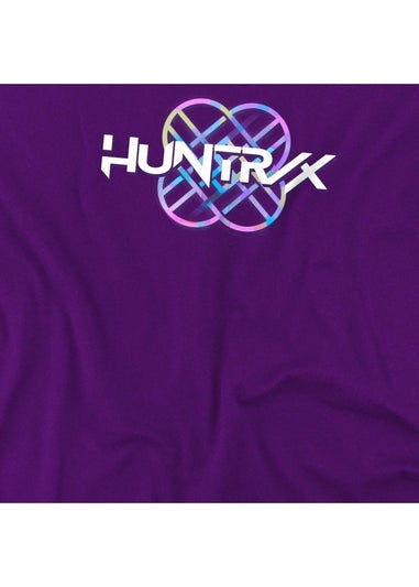 K-Pop Demon Hunters Kids Purple Pastel Logo T-Shirt (3-13yrs)