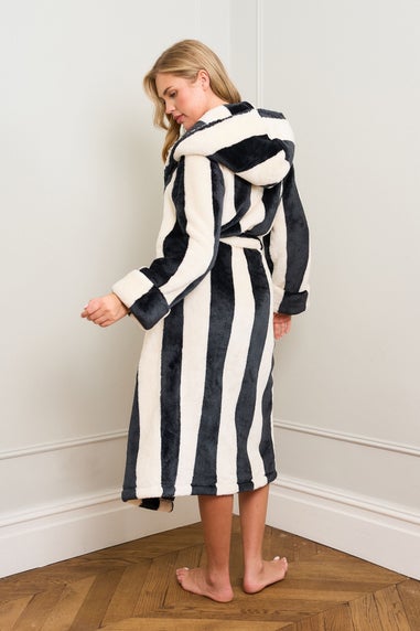 JimJam Burgundy Stripe Robe