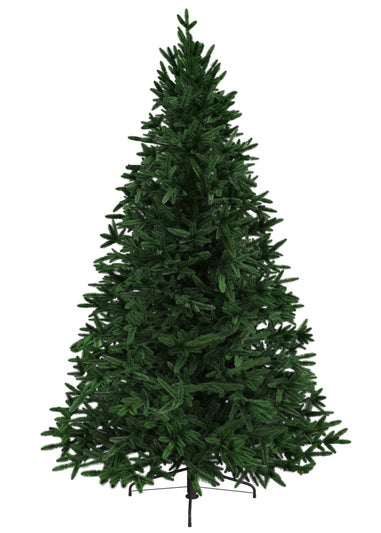 Charles Bentley Green Luxury 7ft Faux Nordic Spruce Hinged Christmas Tree