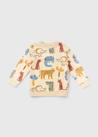 Boys Multicolour Animal Sweatshirt (1-7yrs)