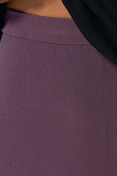 Yours Curve Purple High Waisted Leggings
