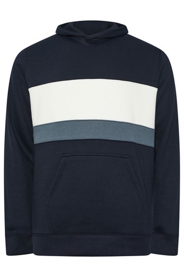 BadRhino Navy Blue Cut & Sew Hoodie