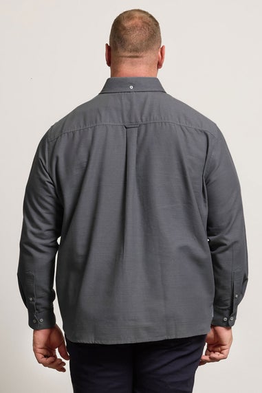BadRhino Grey Long Sleeve Slub Shirt