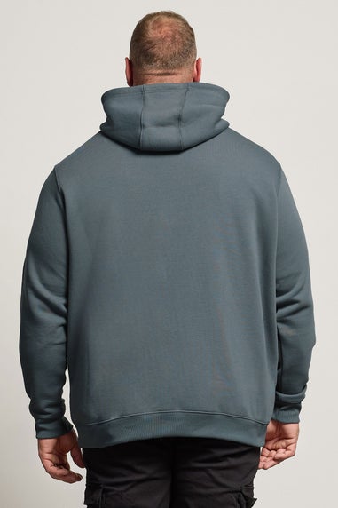 BadRhino Storm Blue Zip Through Hoodie