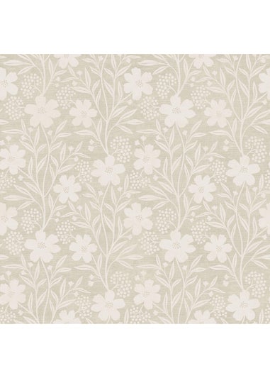 Arthouse Berry Floral Neutral Wallpaper