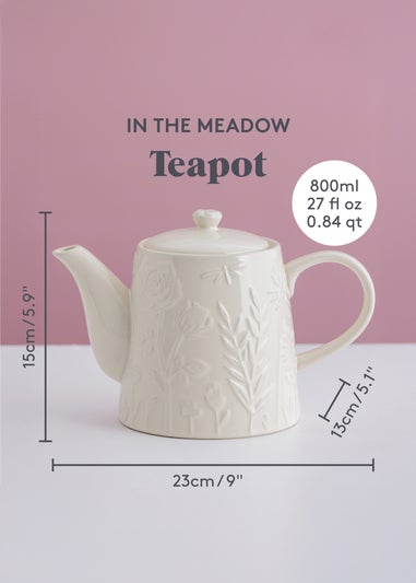 Mason Cash cream In the Meadow Teapot