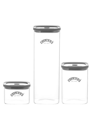 Kilner Fresh Storage Jars 3 Piece Pantry Set
