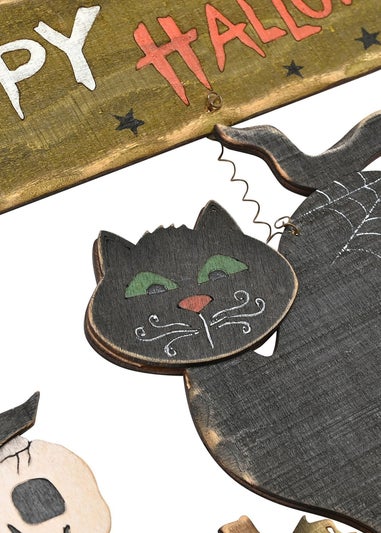 Hocus Pocus Multi Coloured Happy Halloween Hanger
