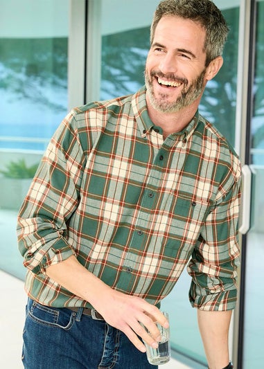 Cotton Traders Everglade Flannel Check Shirt