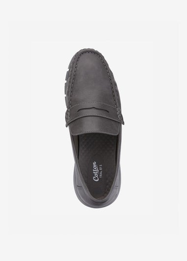 Cotton Traders Grey Lightweight Flexisole Loafers