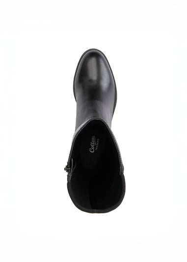 Cotton Traders Black Riding Boots