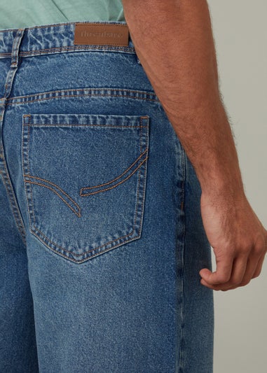 Threadbare Blue Baggy Fit Jeans